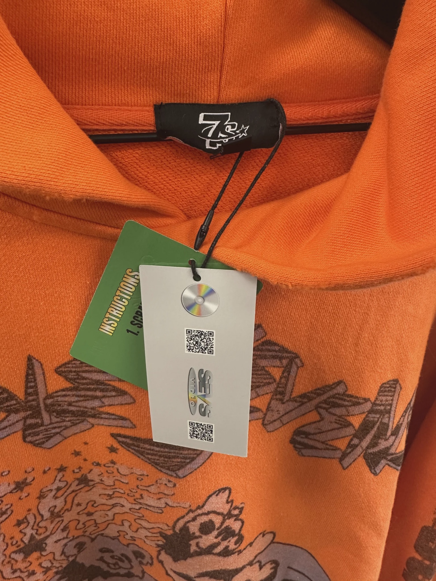 Triple Sevens Miami Orange Hoodie • Brand New [2437] 3