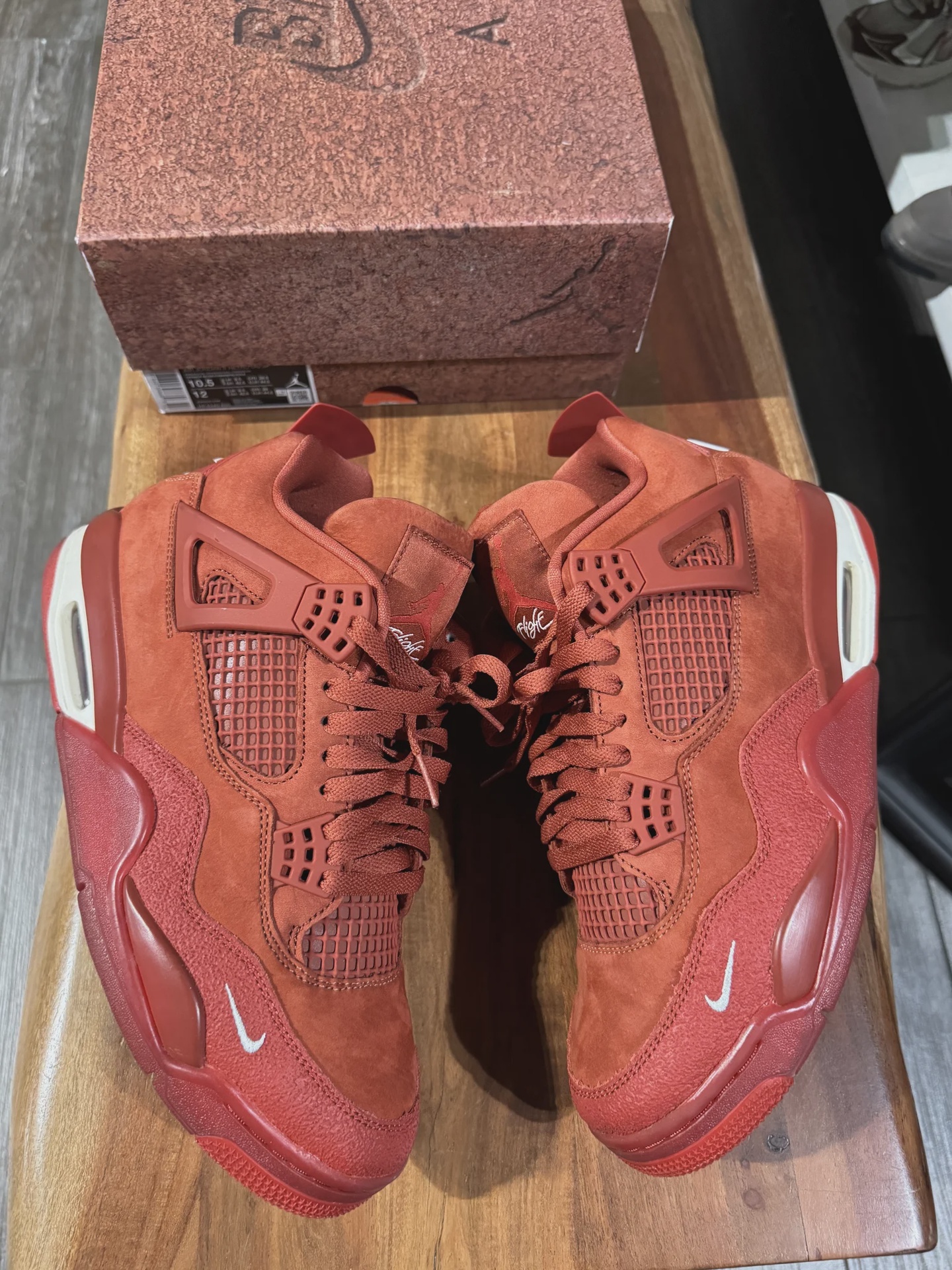 Jordan Air Air Jordan 4 Retro Original SP Nigel Sylvester Brick by Brick - Size US M 10.5