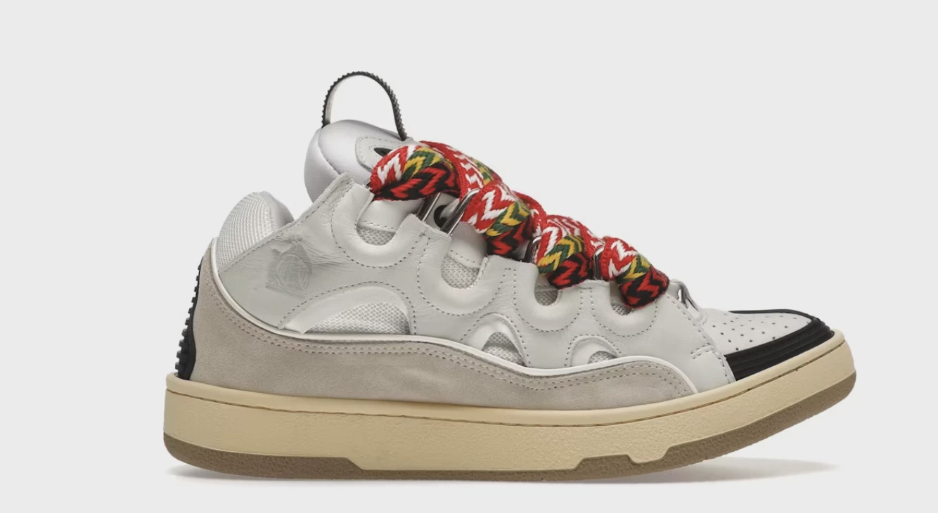 Lanvin Leather Curb White Ivory (Size 43 L) • Brand New [3045]