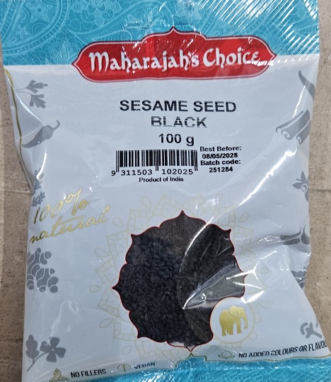 Maharajaha Sesame Seed Black 100g