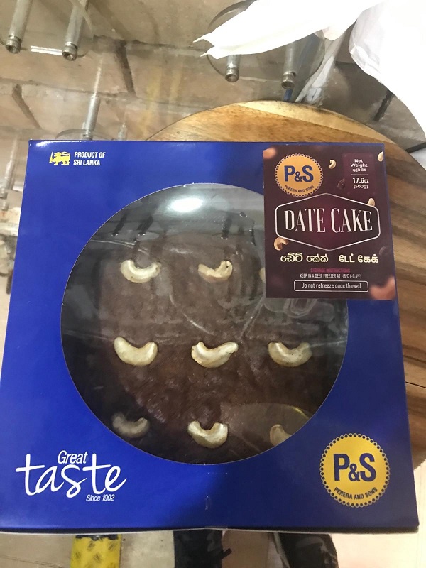 P&S Date Cake 500g (Only on Shop Visits)