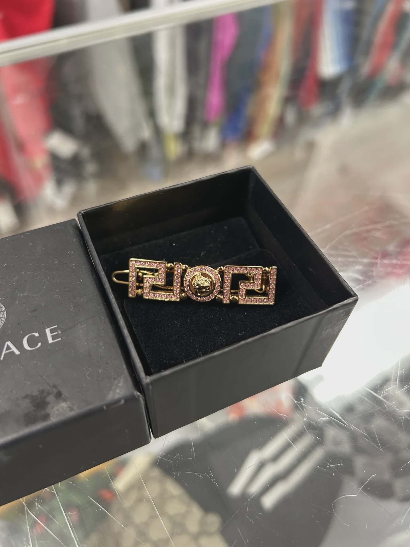 Versace Hair Tie • Pre-Owned [5108] - photo 4