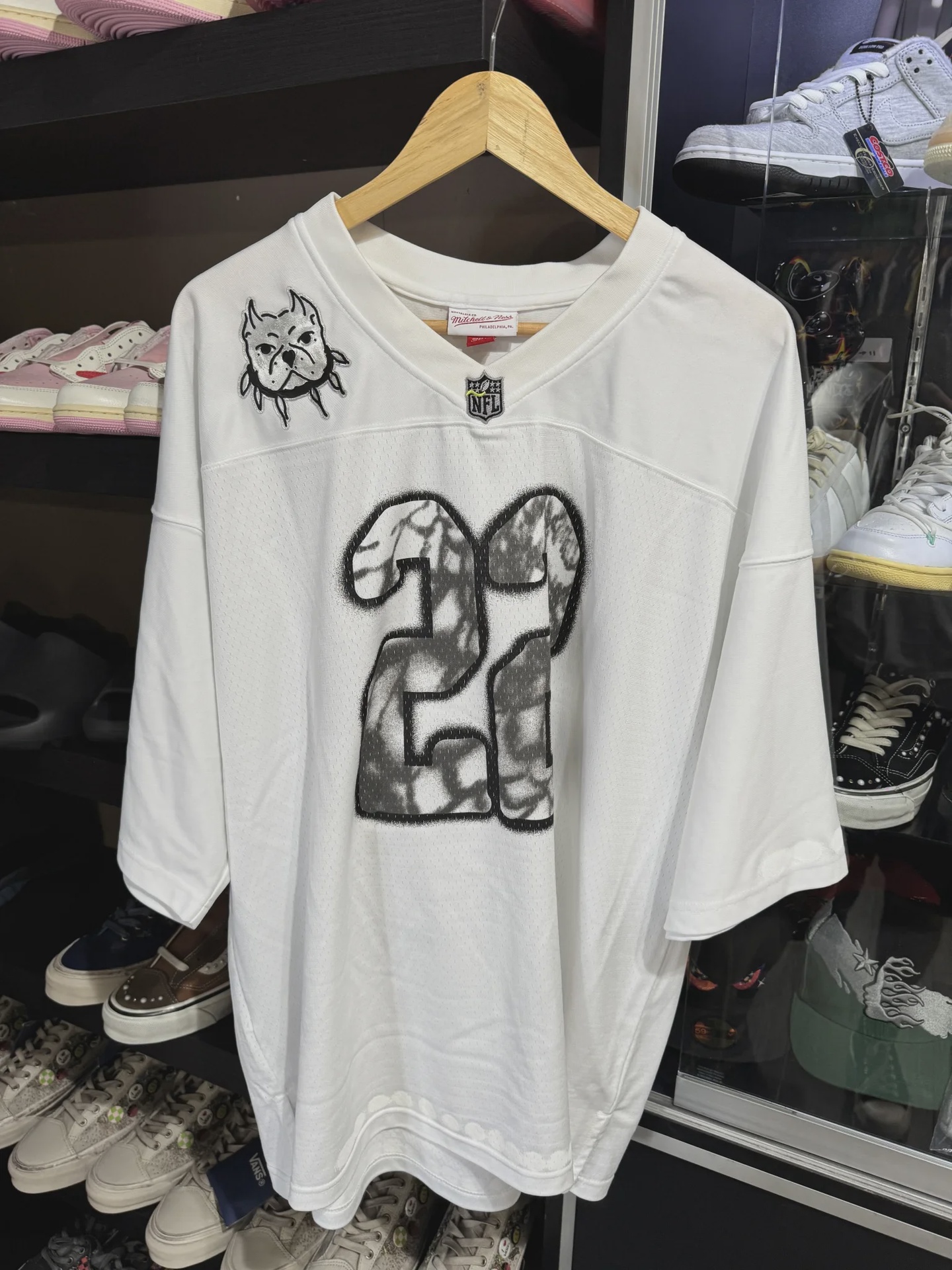 Mitchell & Ness Mitchell & Ness x Chito Airbrush Print Jersey White XXL - Size XXL