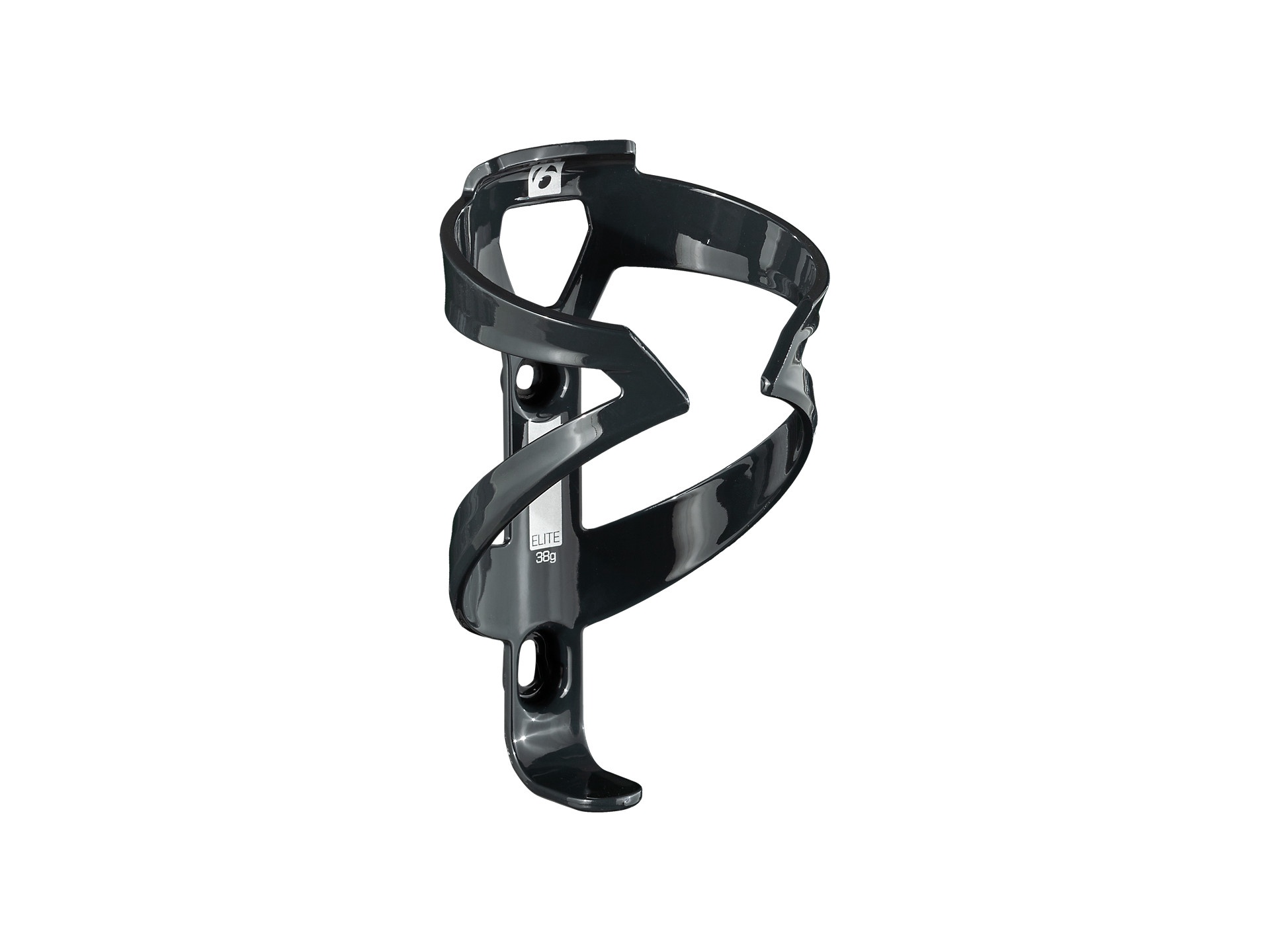 Bontrager Elite Water Bottle Cage, Black Satin/Grey