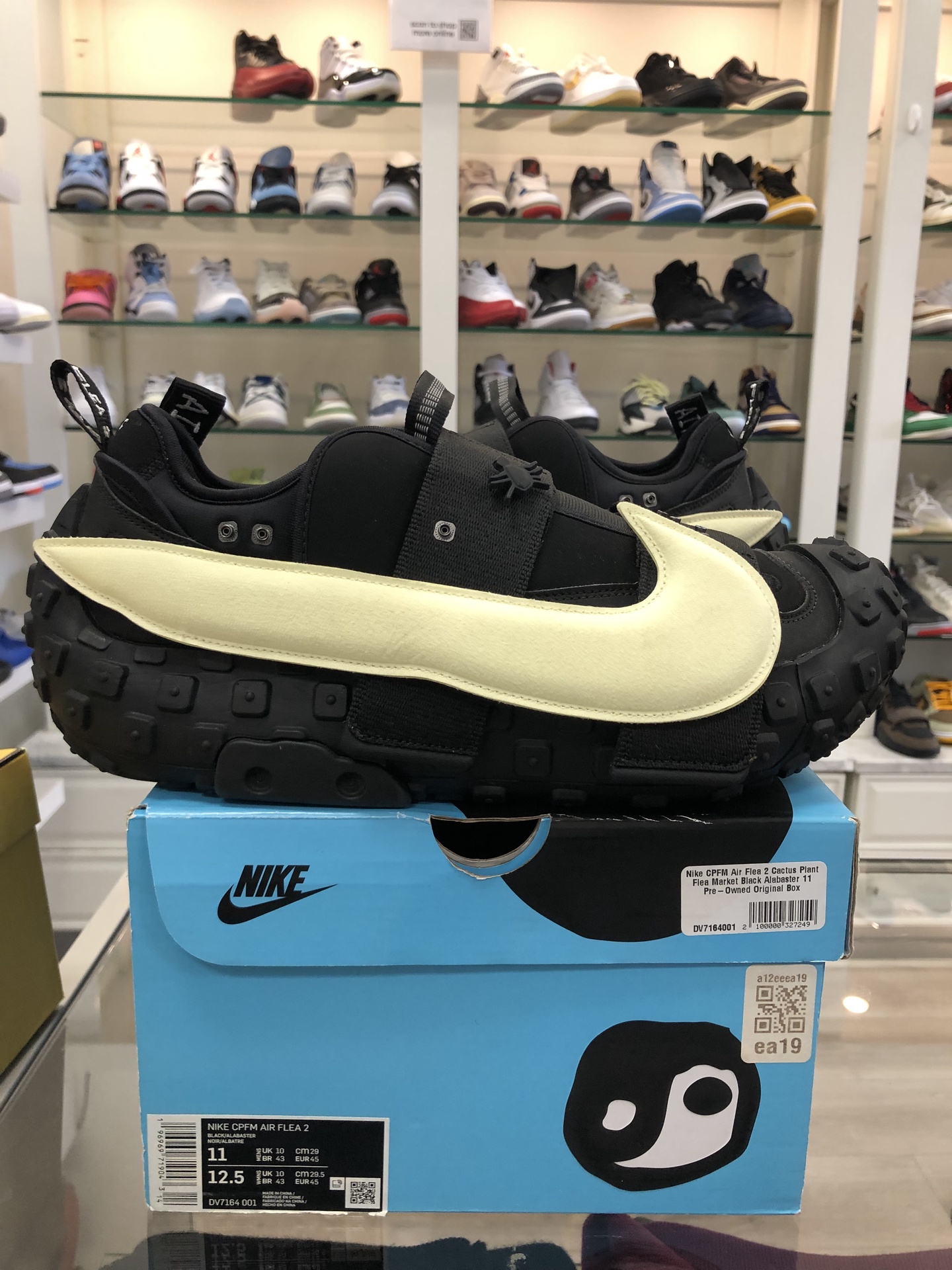 Nike Cpfm Air Flea 2 Cactus Plant Flea Market Black Alabaster • Pre-Owned 2