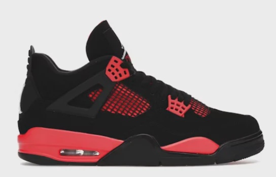 Jordan 4 Retro Red Thunder • Brand New [5863]