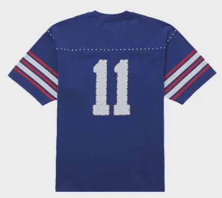Supreme Studded S/S Football Top Royal • Brand New [2269] 2