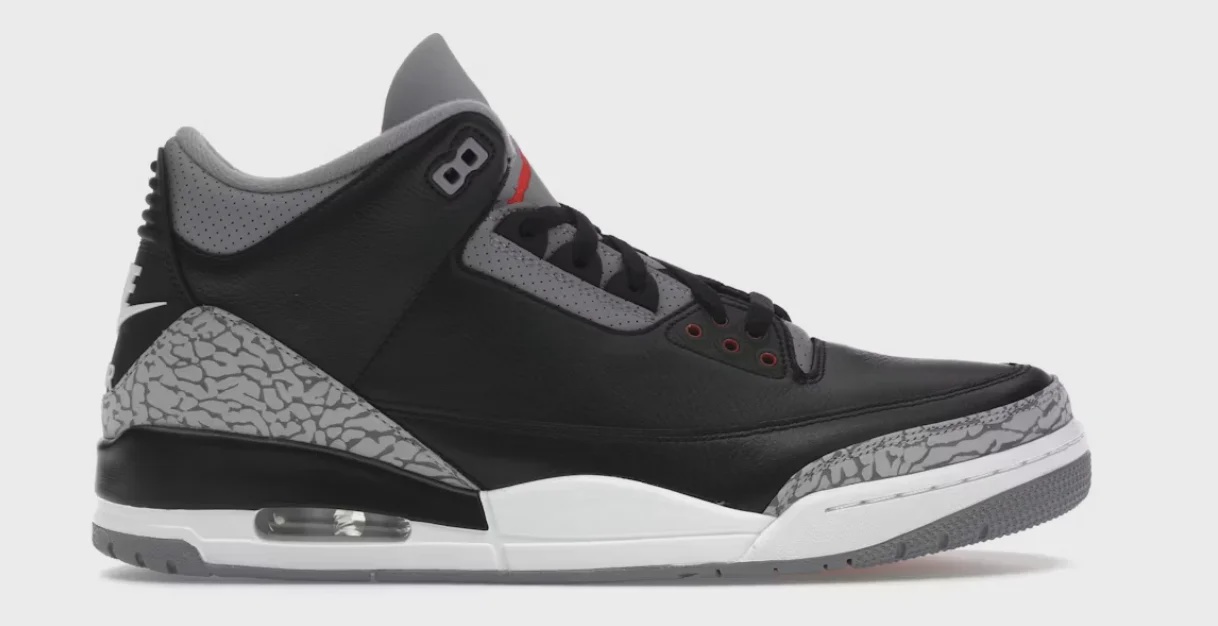 Jordan Jordan 3 Retro OG Black Cement (2024) - Size US M 10.5