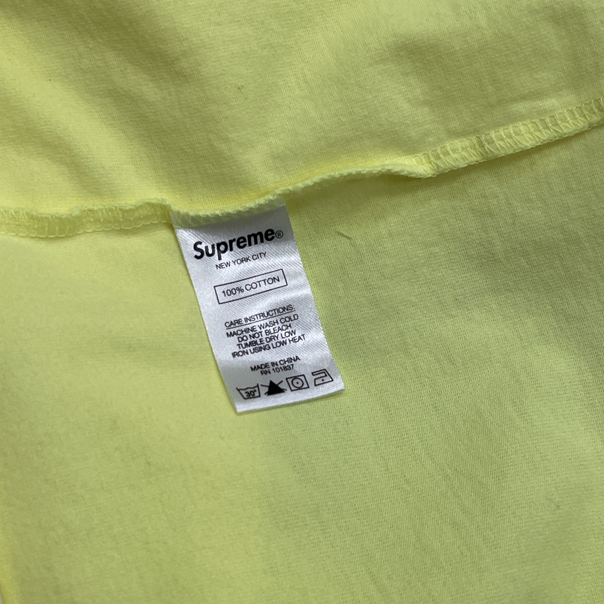 FW20 Supreme Small Box Logo Yellow 5