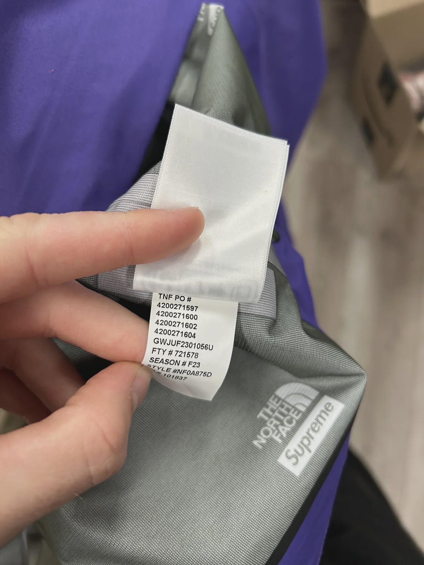 Supreme The North Face Split Taped Seam Shell Jacket • Pre-Owned [1480] - photo 12