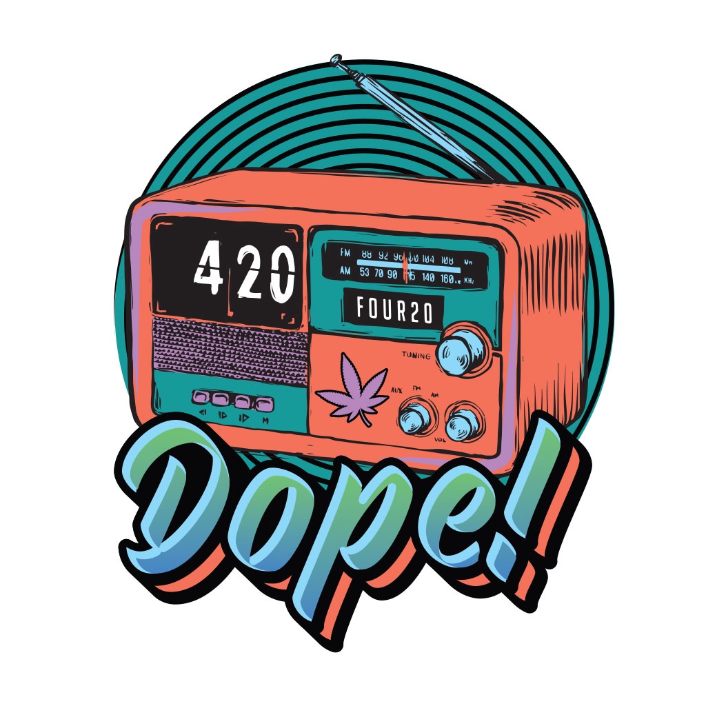 Stickers Dope! Tall Woven