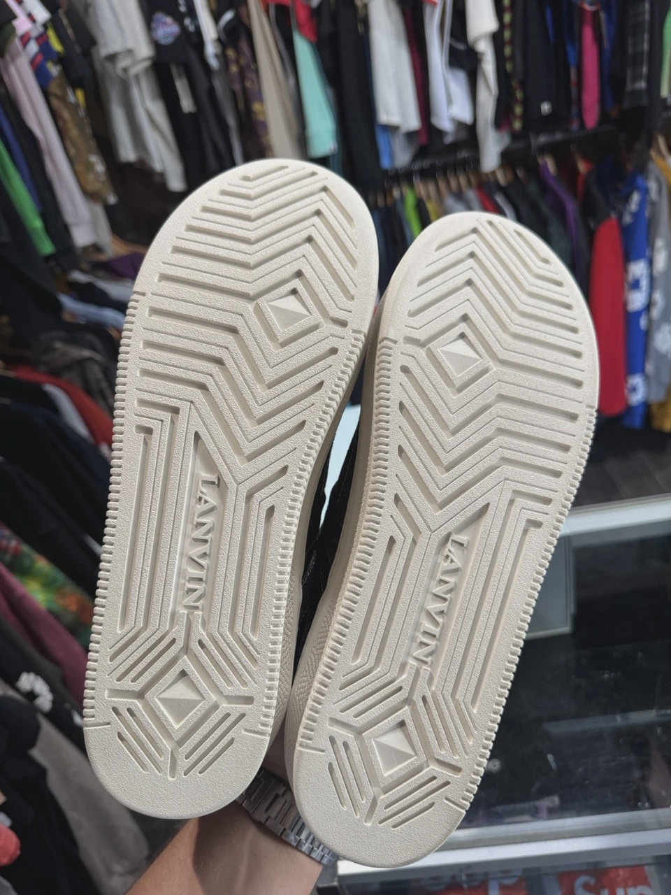 Lanvin Canvas Black and White • Brand New [9840] 4