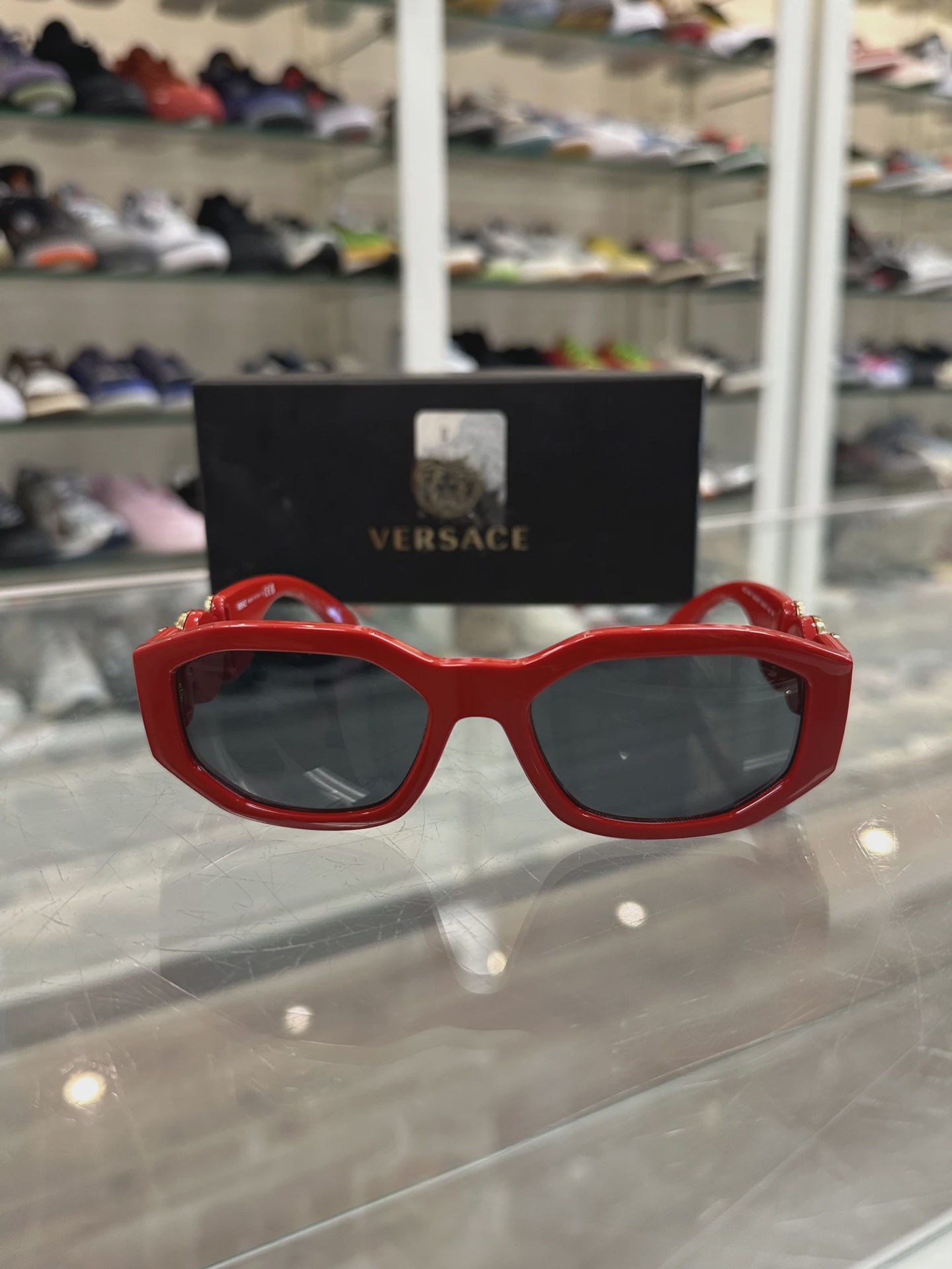 Versace Club Shades Red • Pre-Owned [2571] 6
