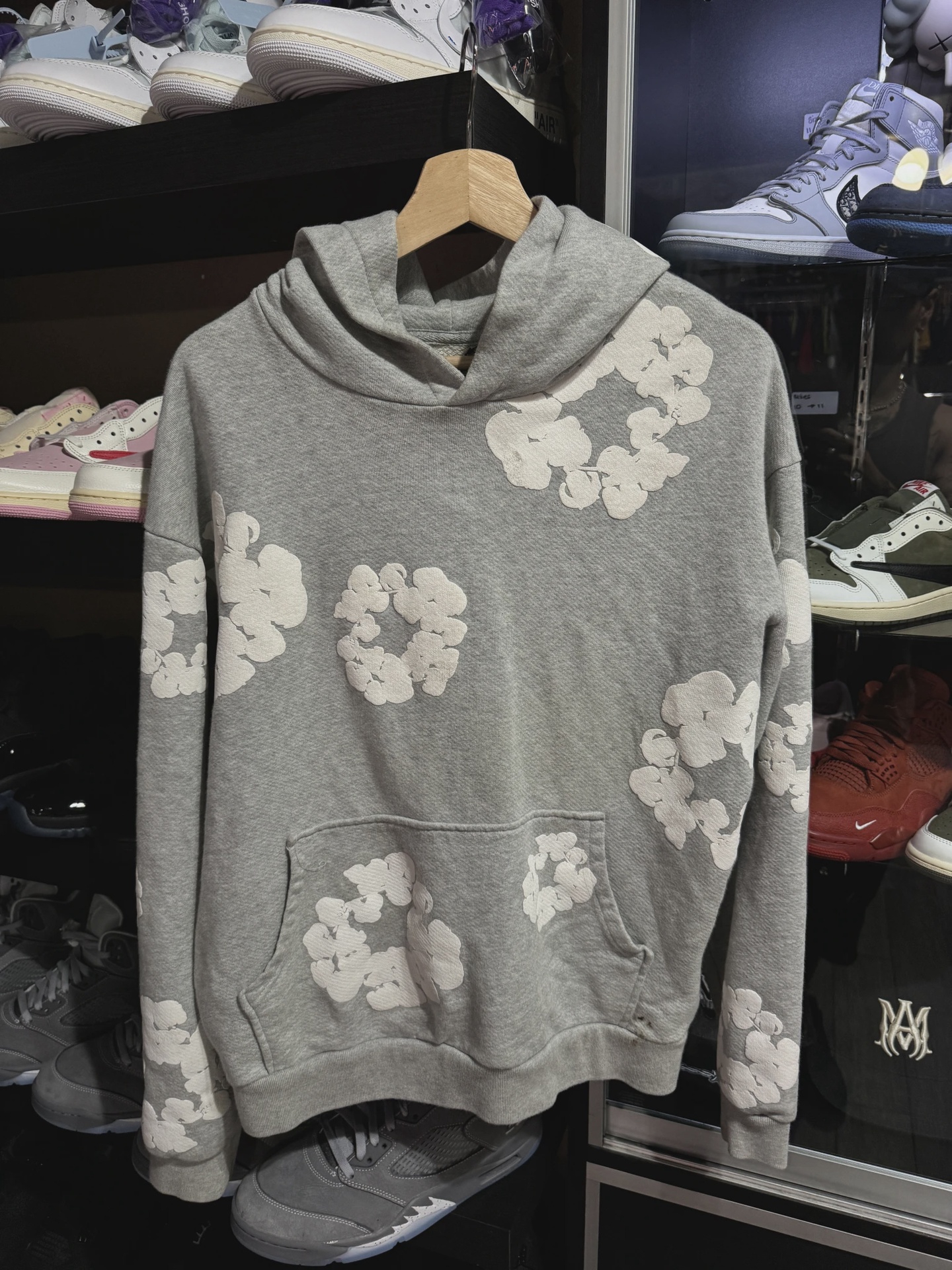 Denim Tears Grey Hoodie size S • Pre-Owned [8906] - photo 1