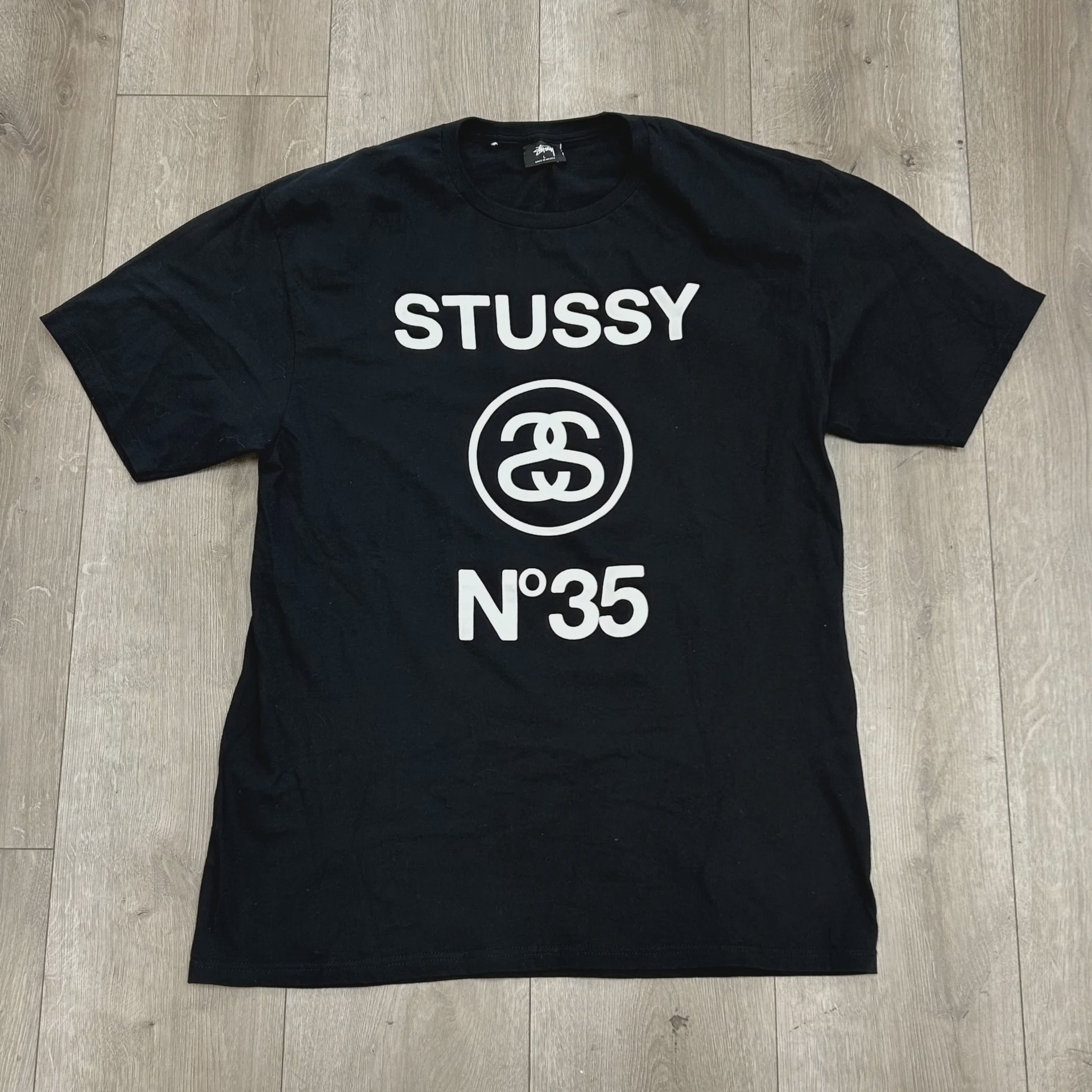 Stussy Stüssy x Fragment Design SF Project 2015 (35th Anniversary) Tee Black - Size L