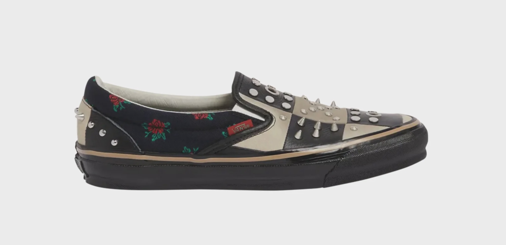 Gucci Vans x Gucci OG Classic Slip-On LX 'Black White Patchwork' - Size US M 9.5