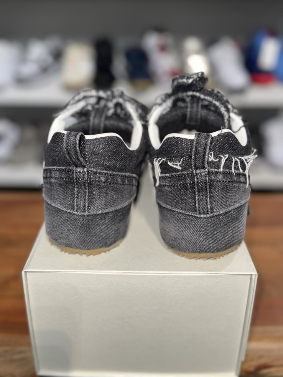 Loewe black denim sneakers - Brand New 4