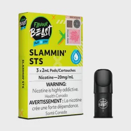 SLAMIN STS ICE - FLAVOUR BEAST POD PACK 3PK