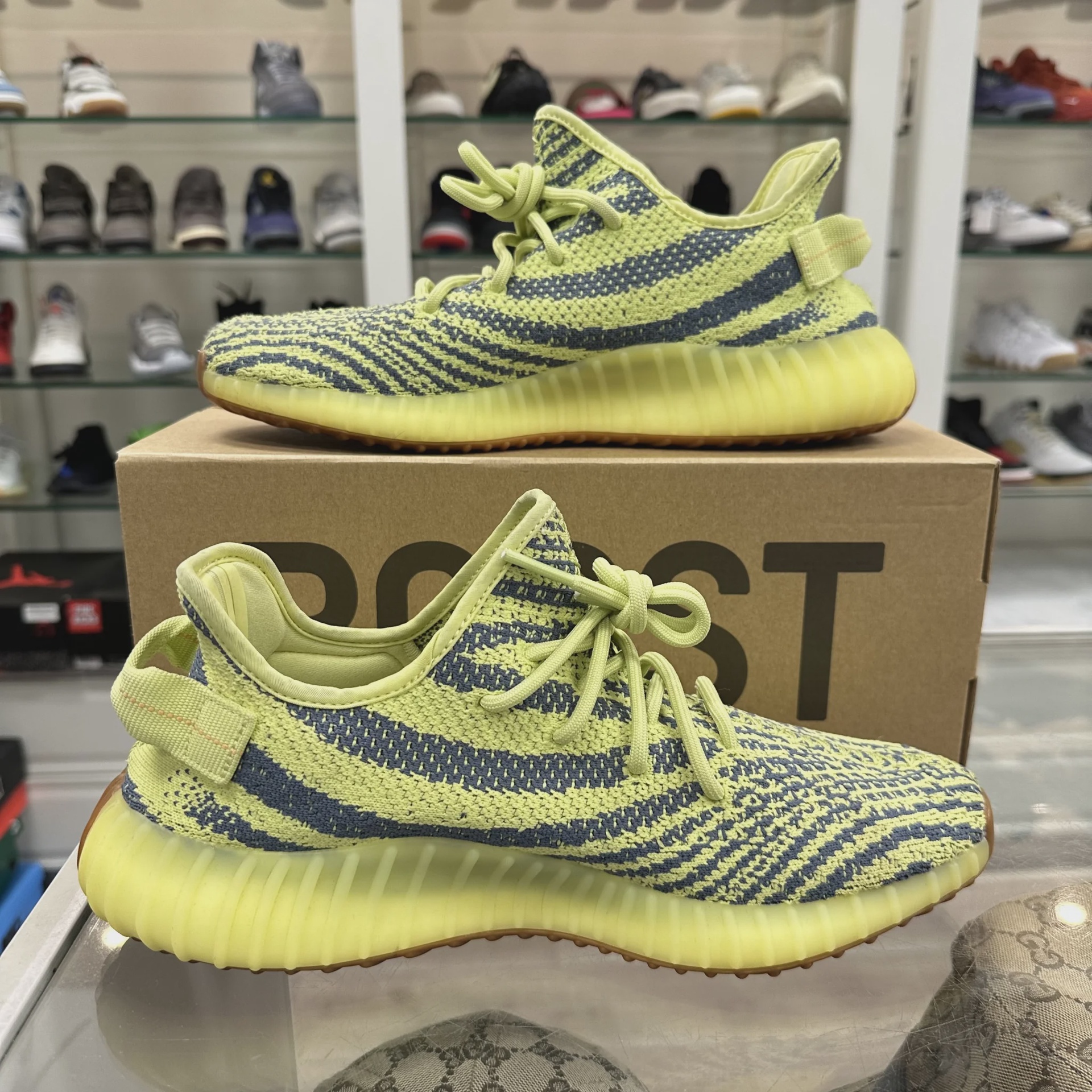 Adidas adidas Yeezy Boost 350 V2 Semi Frozen Yellow - Size US M 9.5