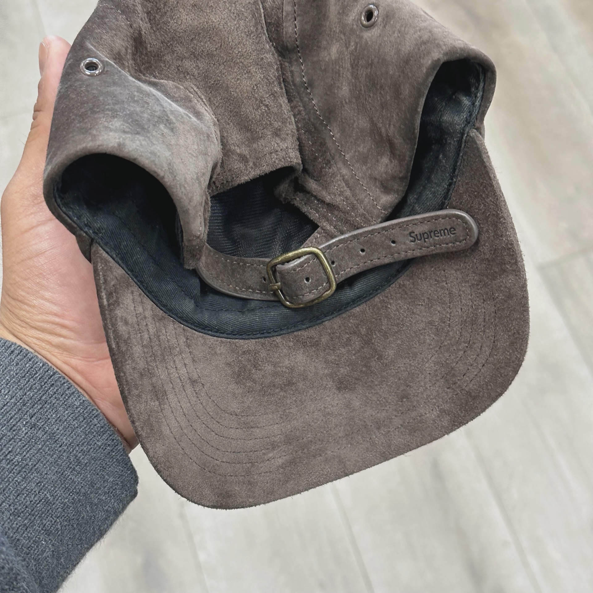 Supreme Suede Camp Cap • Pre-Owned [4854] 2