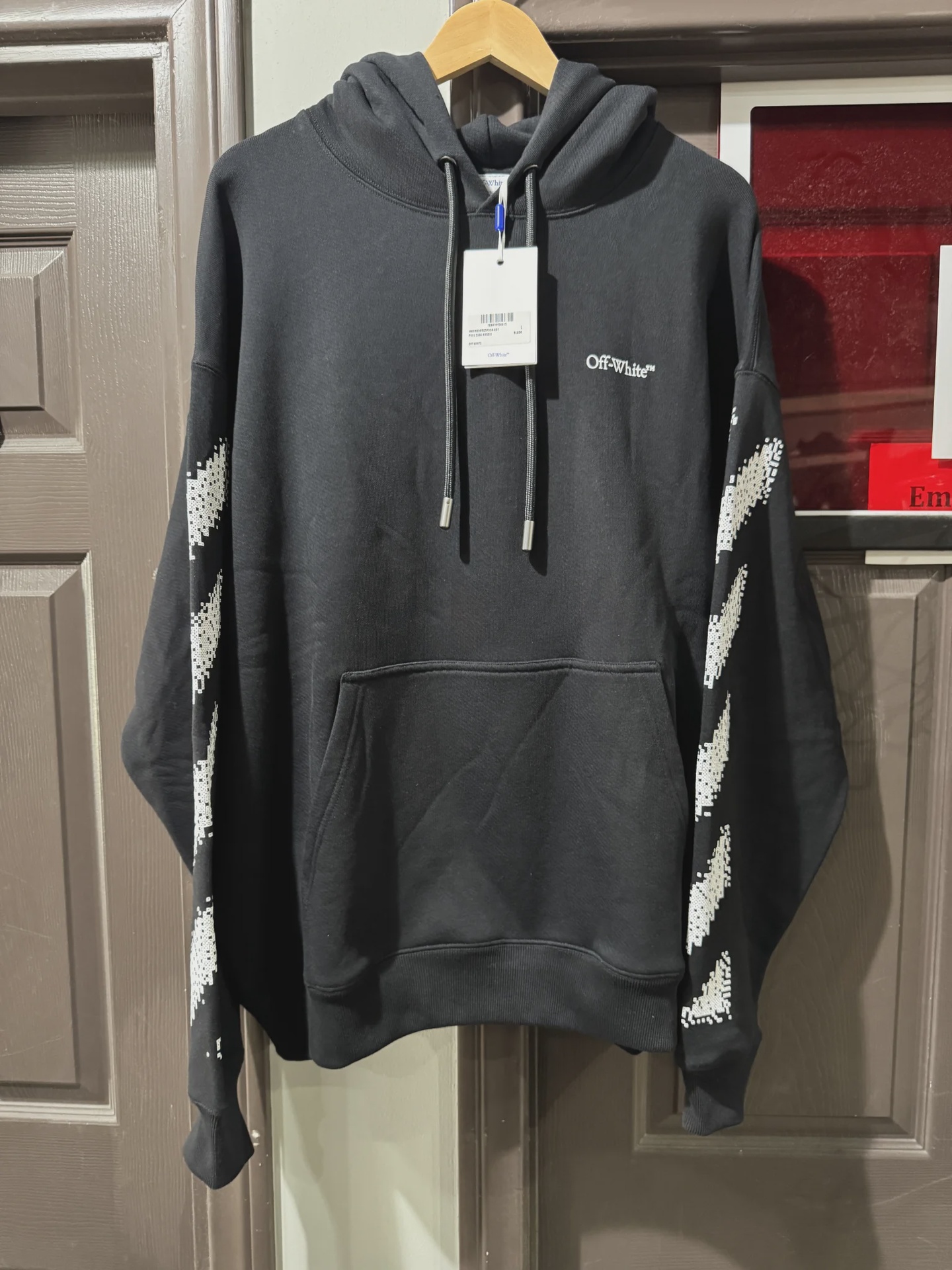 Off-White Black Hoodie • Brand New [7331] - photo 1