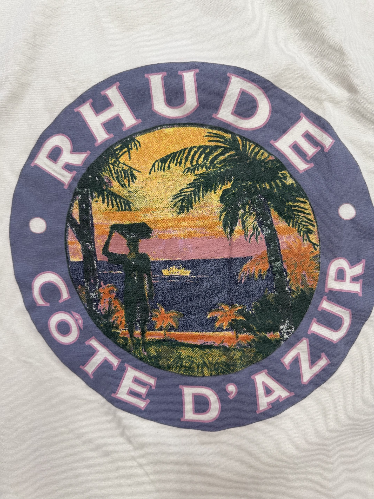 Rhude Lago Tee 'Vintage White' - Pre-Owned 4