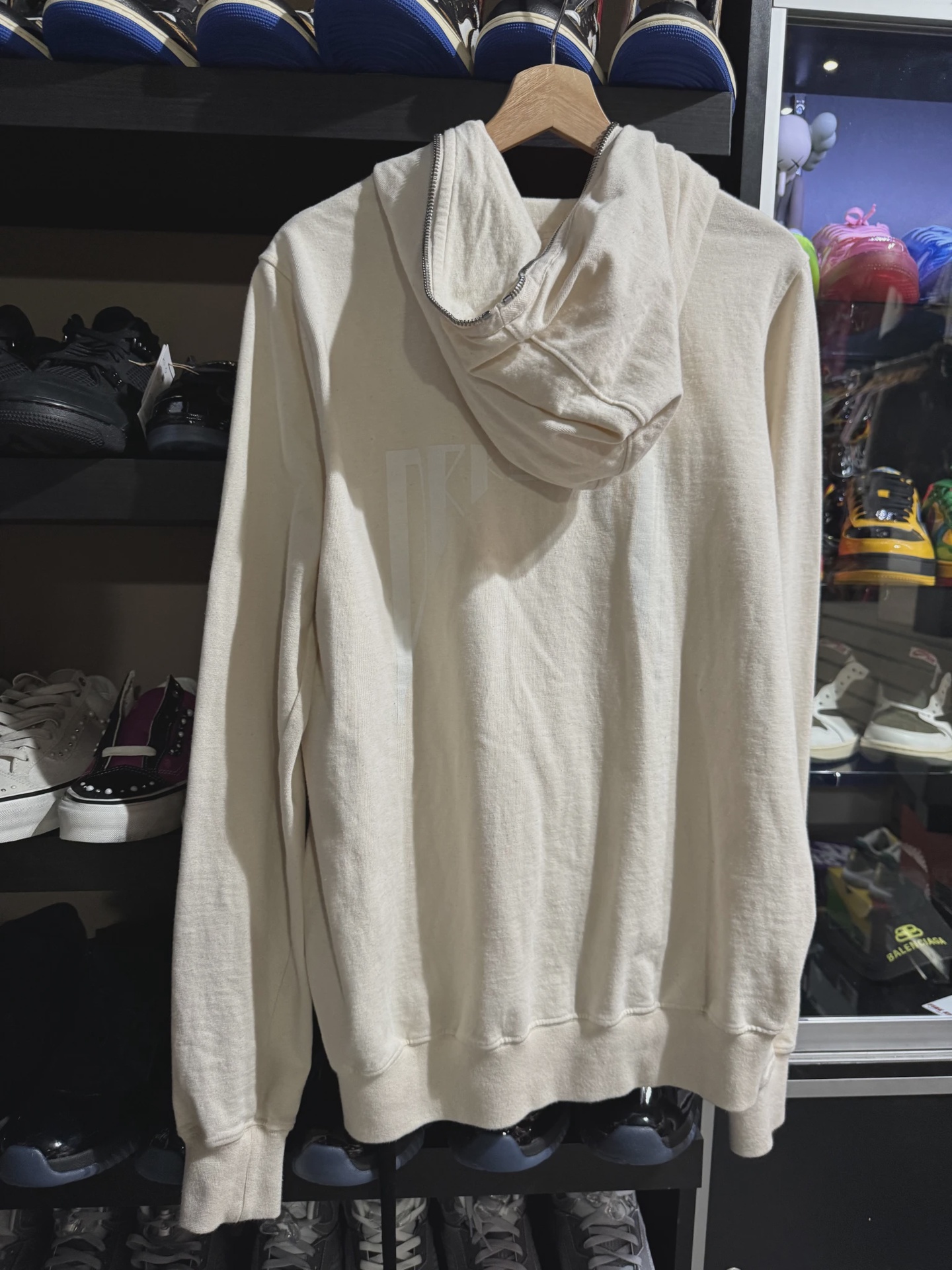 Rick Owen’s Cream Zip Up sz L • Brand New [2647] 3