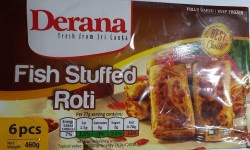 Derana Fish Savory Stuffed Roti 6pc 460g