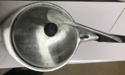 Hopper Pans With Black Handle Large 17cm/7inch