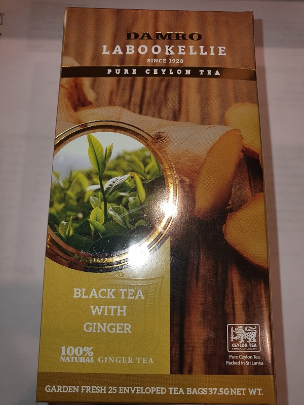 Damro Labookellie Black tea wt Ginger 25bags
