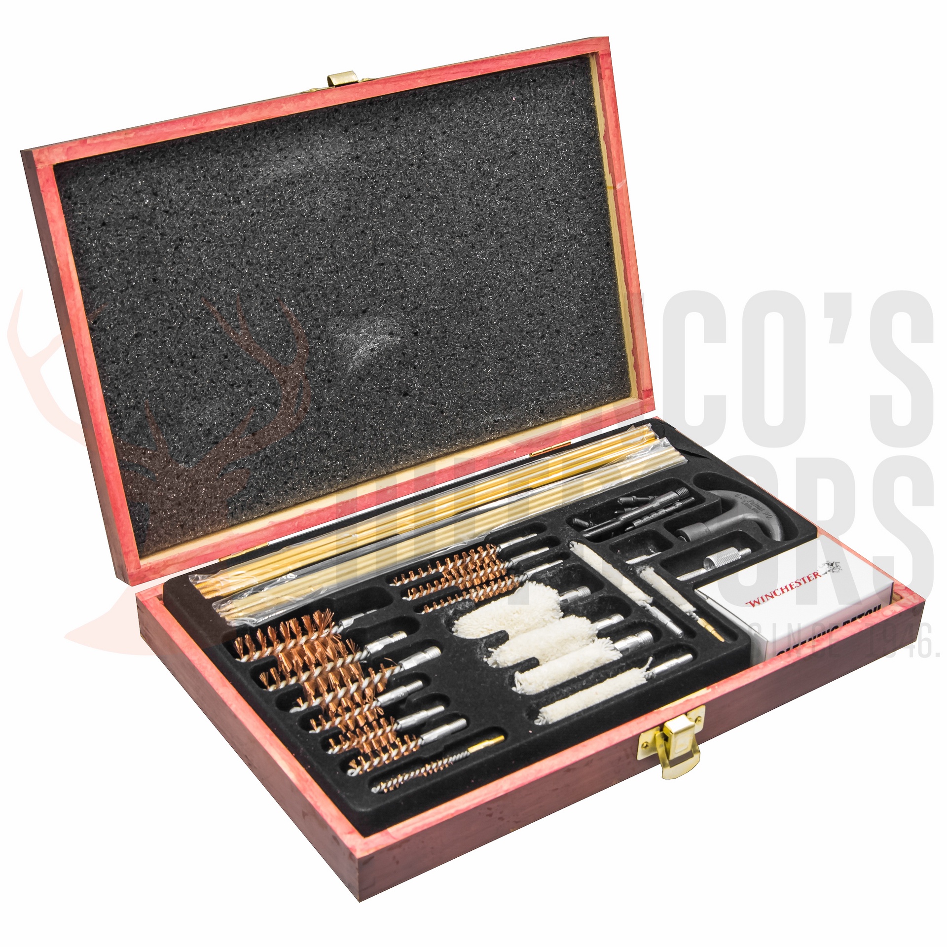 Winchester 42 piece Deluxe universal gun cleaning kit Broncos Outdoors