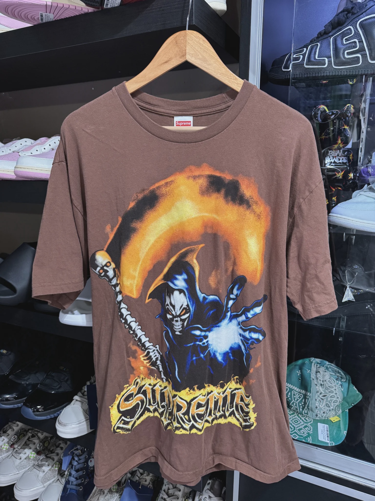 Supreme Brown Reaper Tee • Pre-Owned [1386] - photo 1