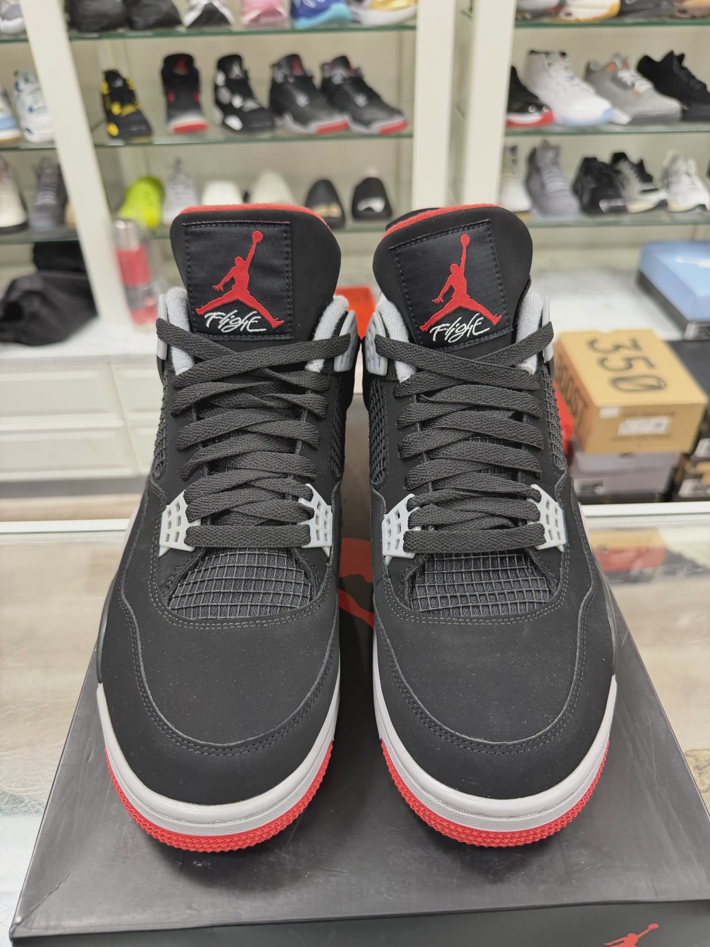 Air Jordan 4 Retro Black Red (2019) • Pre-Owned [9921] - photo 6