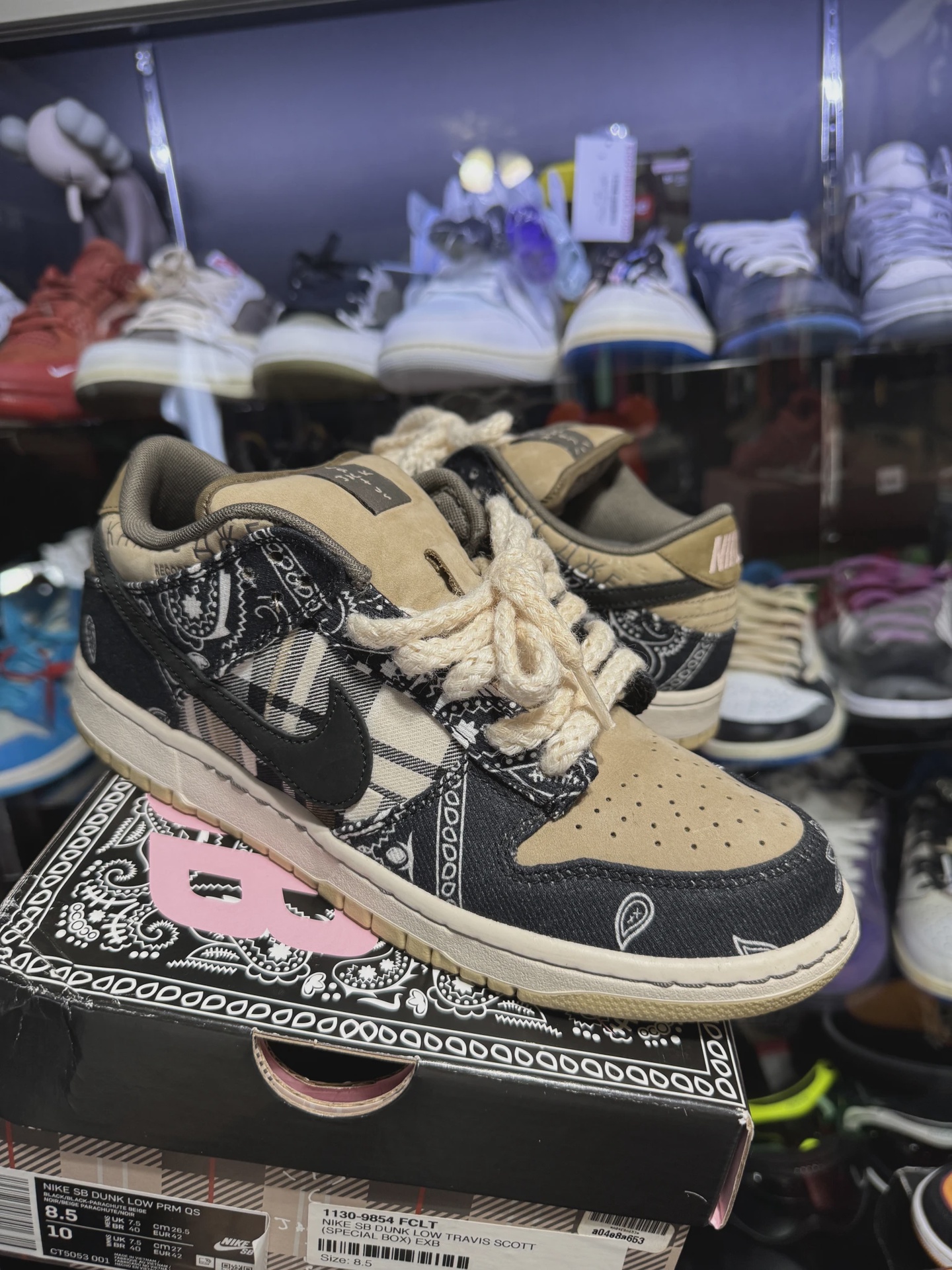 Nike SB Dunk Low Travis Scott ( Special Box) • Pre-Owned [5315]