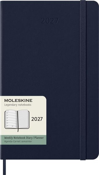 Moleskine - 2027 12-Month Weekly Large Hardcover Notebook