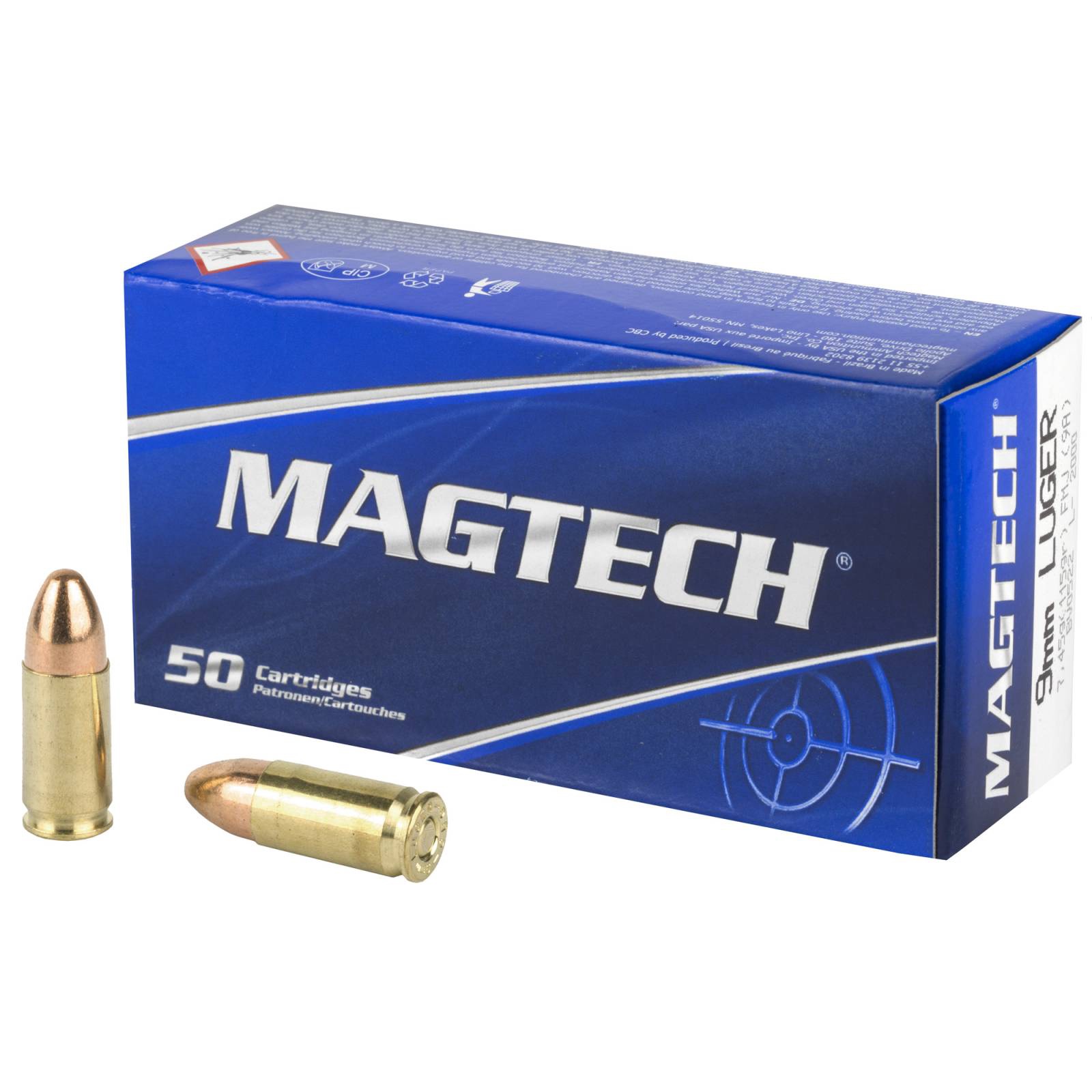 Magtech 115gr 9MM Box of 50
