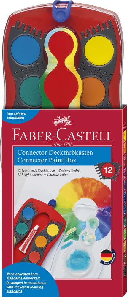 Faber-Castell - Connector Paint Box 12 Colours