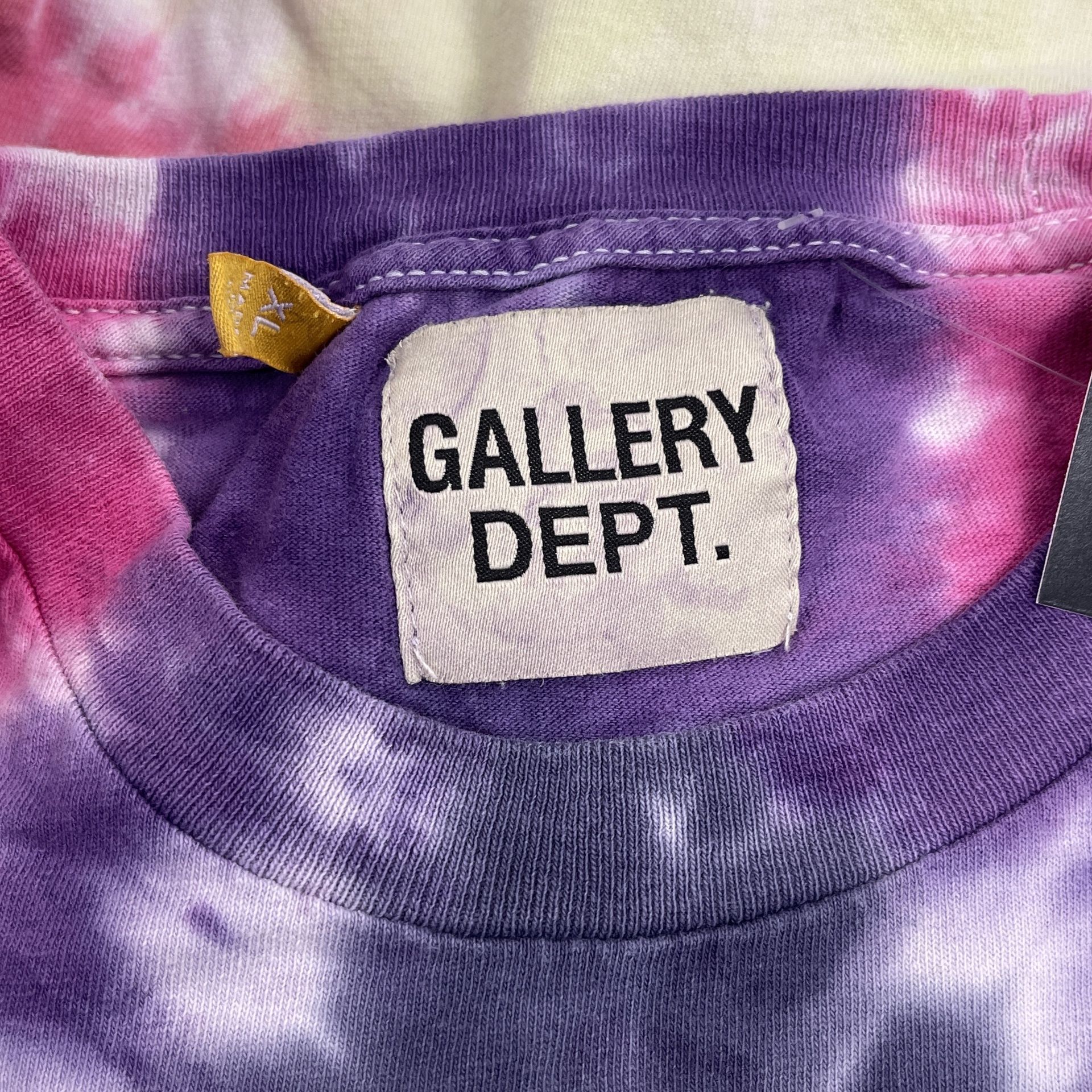 Gallery Dept. Stop Being Racist Tie Dye T-shirt Rainbow • Pre-Owned 3