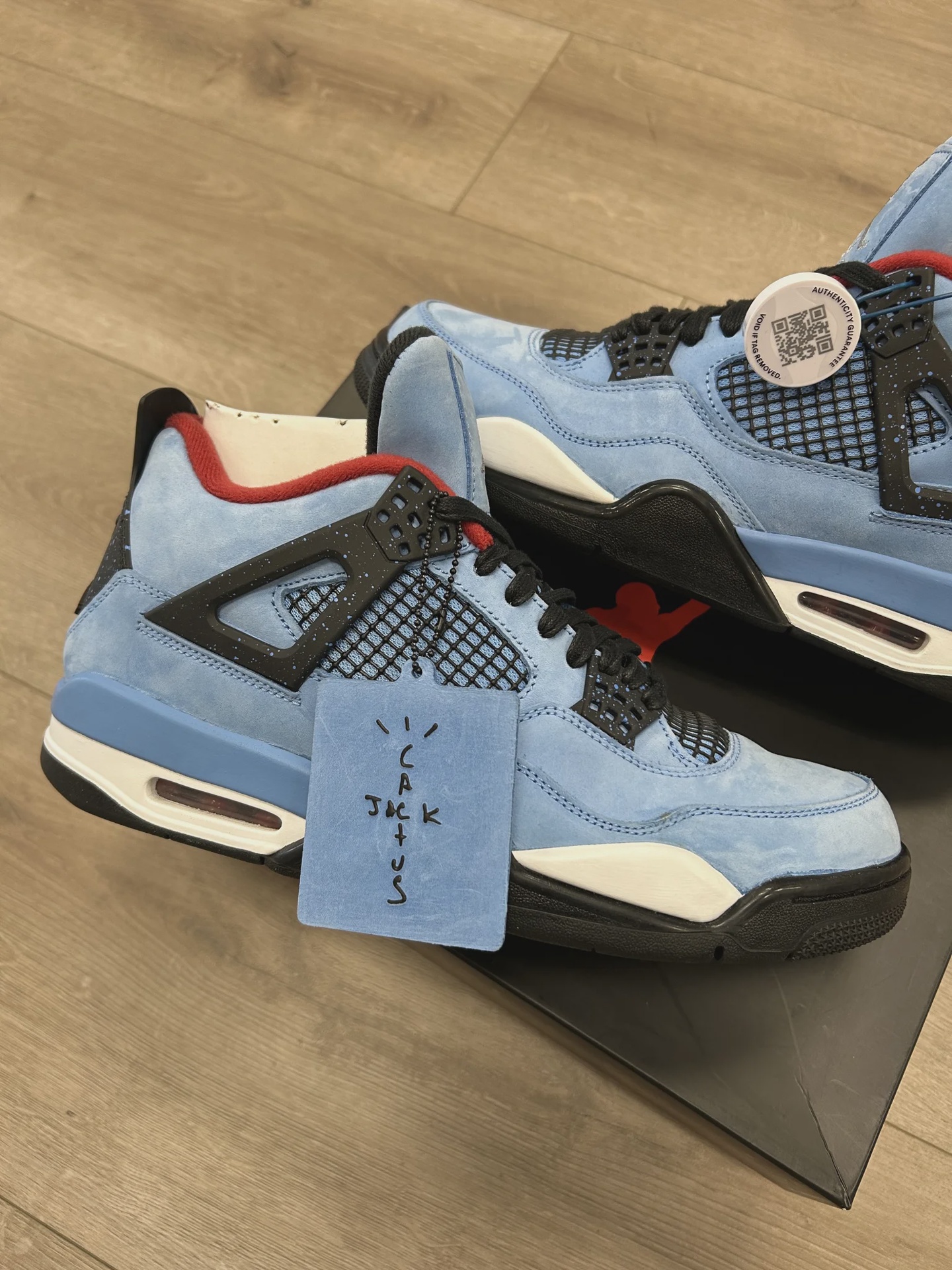 Air Jordan 4 Retro Travis Scott Cactus Jack • Pre-Owned [7298] - photo 3
