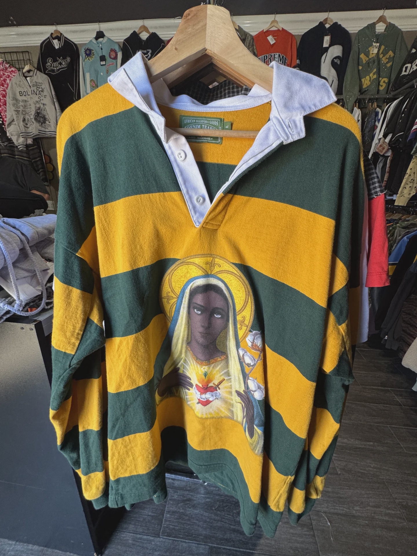 Denim Tears Denim Tears Virgin Mary Polo L - Size L