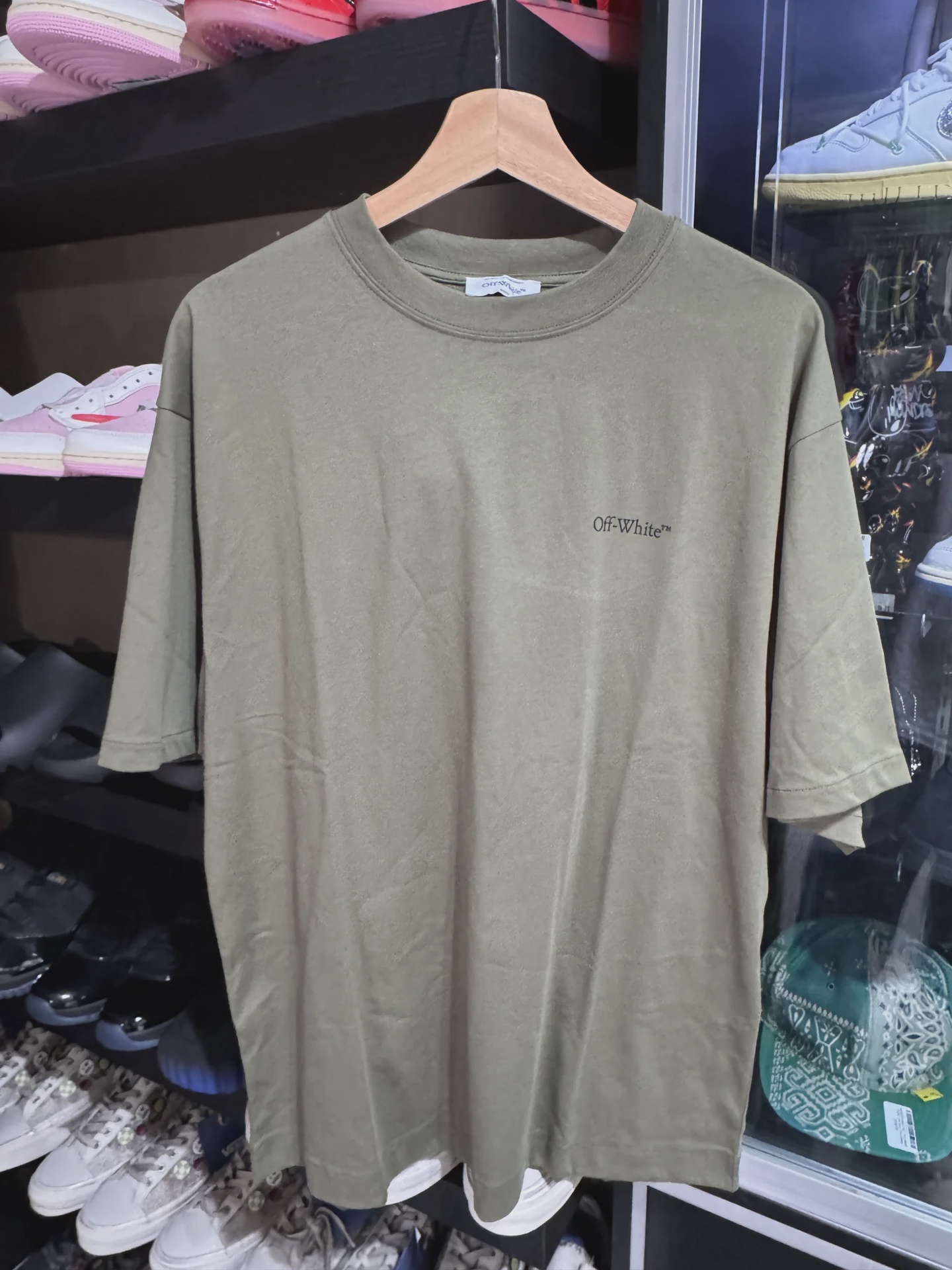 Off-White Off White Olive Tee - Size S