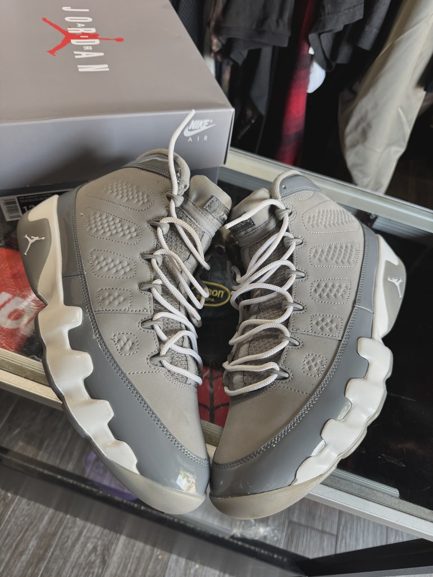 Jordan Air Jordan 9 Retro Cool Grey (2025) - Size US M 13