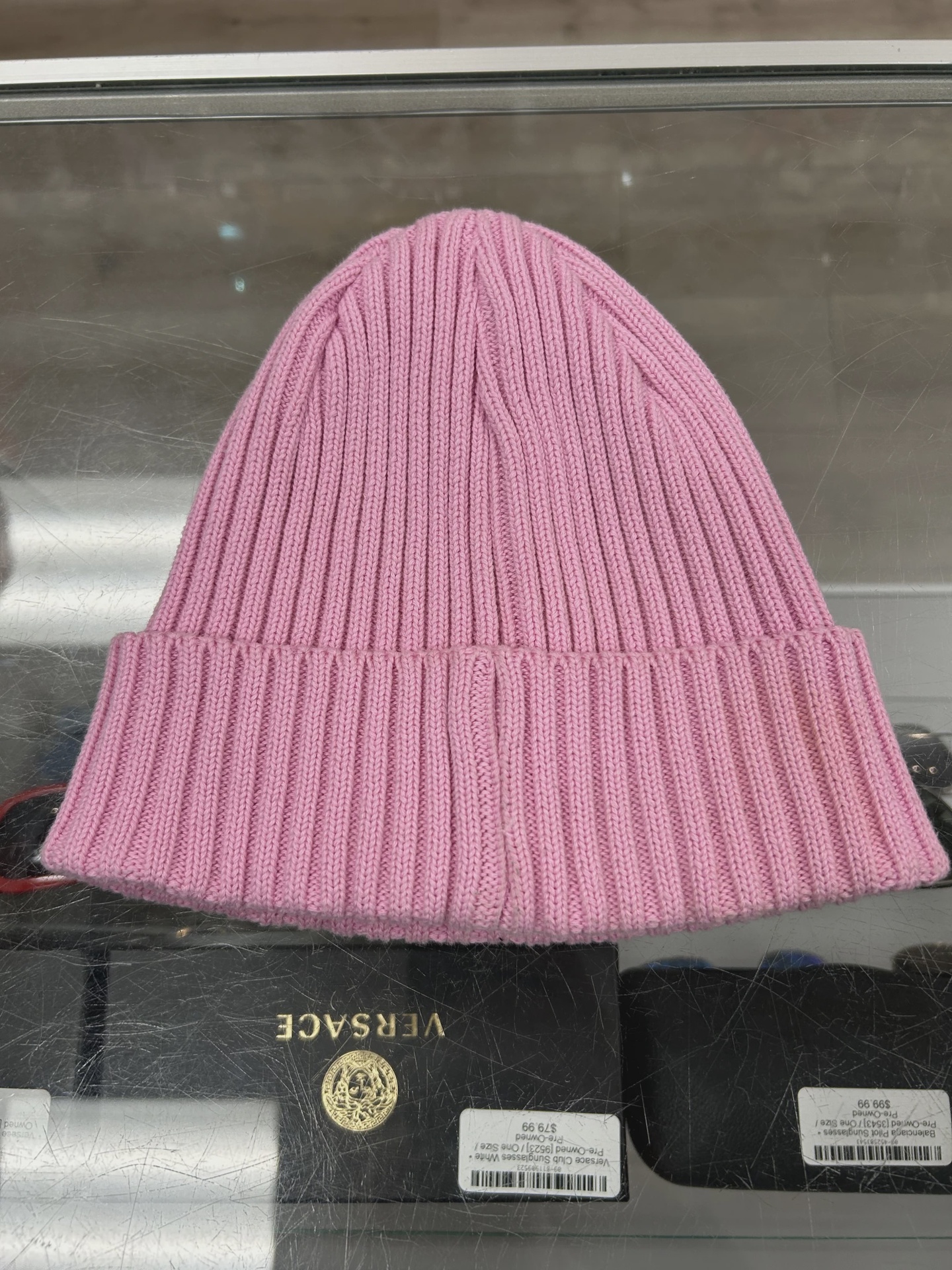 Supreme Pink Box Logo Beanie • Pre-Owned [4258] 3