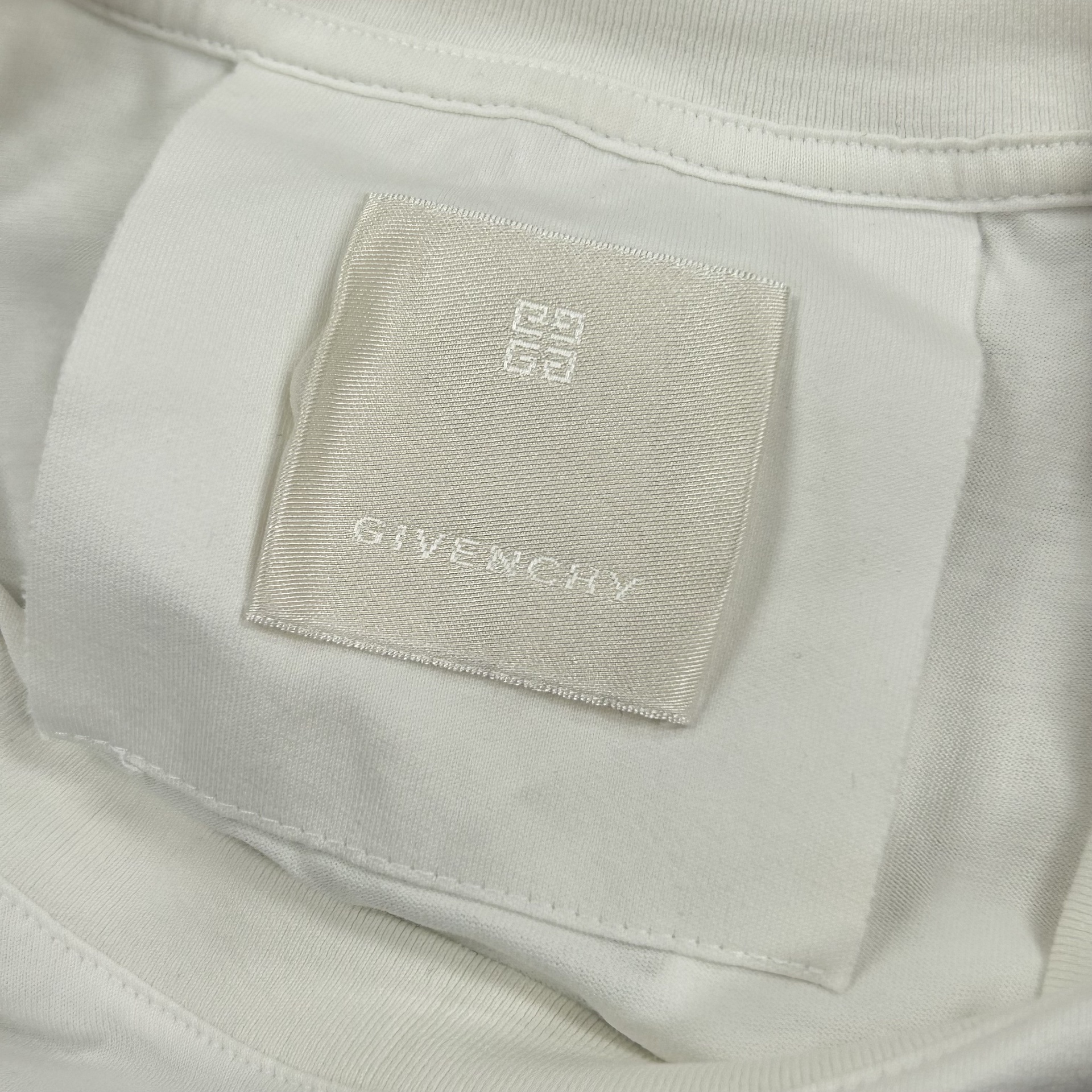 Givenchy Spiral Logo T-Shirt White - Pre-Owned 5