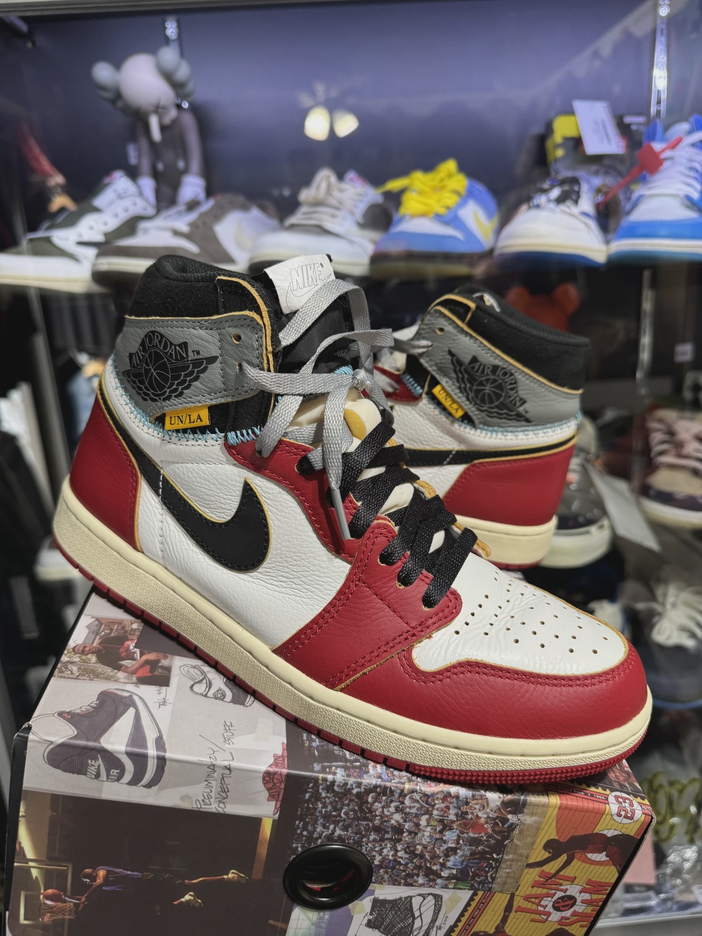 Air Jordan 1 Retro High Original SP Union LA Chicago Shadow • Pre-Owned [5517]