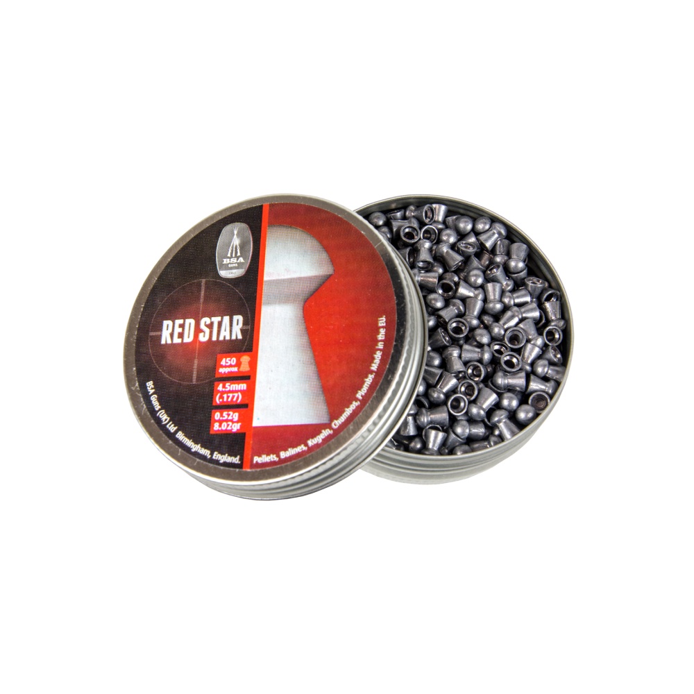 BSA Red Star .22 Pellets, 250 Count