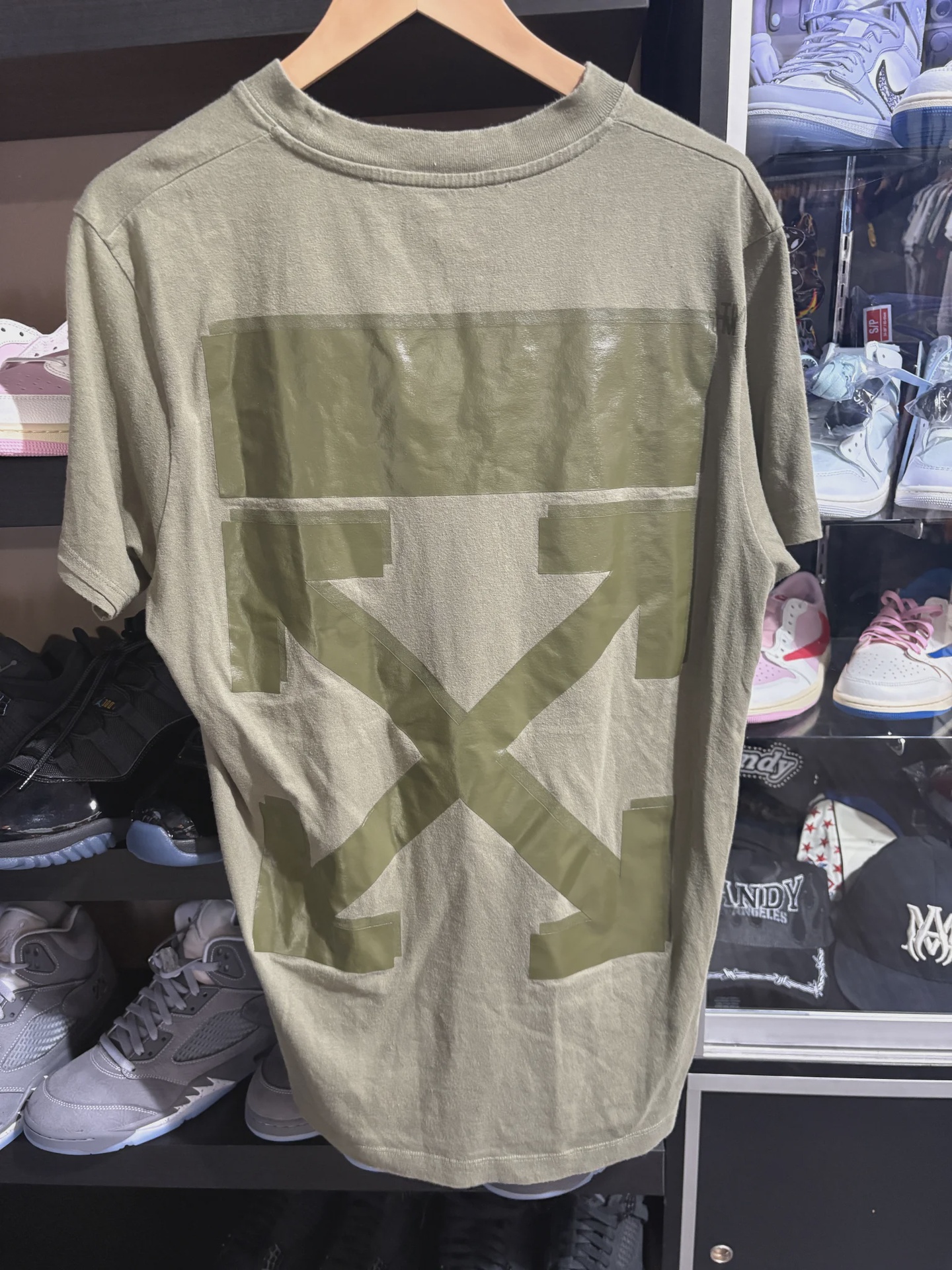Off White Olive Tee • Pre-Owned [5280] - photo 2