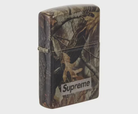 Supreme Supreme Camo Logo Zippo Realtree Hardwoods Camo - Size One Size