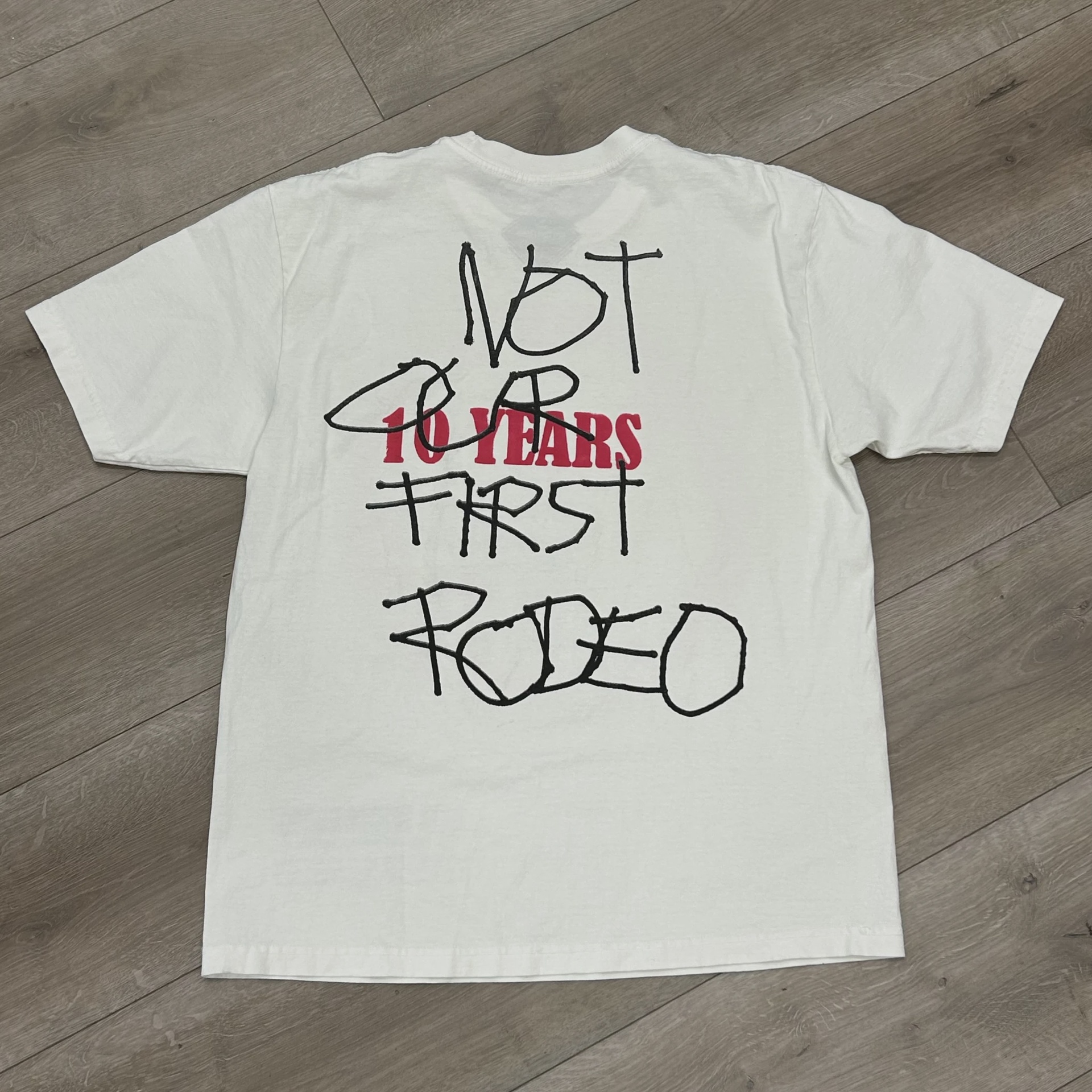 Travis Scott "Not Our First Rodeo" 10-Year Anniversary Tee • 4460