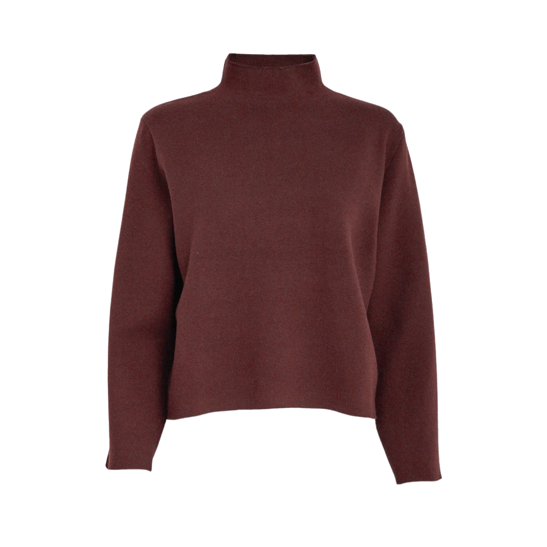 Lupi High Neck Knit Pullover · Andorra Red — foto 1